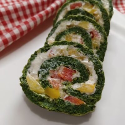 Spinat-Roulade